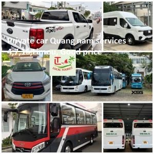 Private Car Quang Nam Services 4,7,16,limou, Good Price