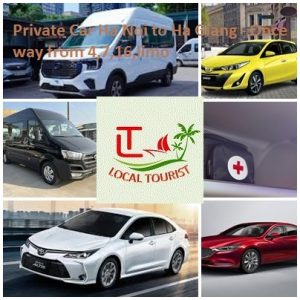 Private Car Ha Noi To Ha Giang Once Way From 4,7,16,limo