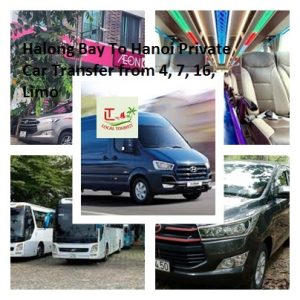 Halong Bay To Hanoi Private Car Transfer From 4, 7, 16, Limo
