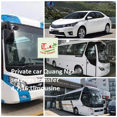 Private Car Quang Ngai Services Transfer 4,7,16,limousine