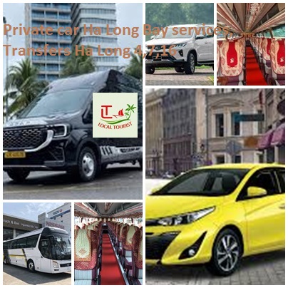 Private car Ha Long Bay services, Transfers Ha Long 4,7,16 Private Car Ha Long Bay Services, Transfers Ha Long 4,7,16