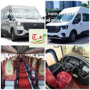 Private Car Quang Nam Services 4,7,16,limou, Good Price