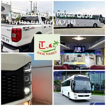 Phu Yen to Hoi An Private Car by Tuy Hoa transfers (4,7,16) Phu Yen To Hoi An Private Car By Tuy Hoa Transfers (4,7,16)