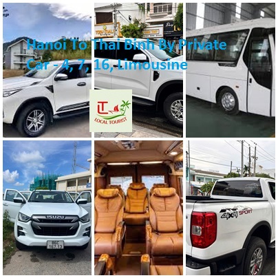 Hanoi To Thai Binh By Private Car 4, 7, 16, Limousine