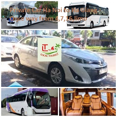 Private Car Ha Noi To Ha Giang Once Way From 4,7,16,limo