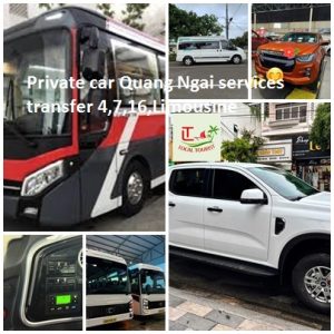Private Car Quang Ngai Services Transfer 4,7,16,limousine