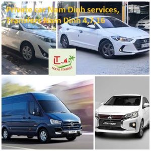 Private Car Nam Dinh Services, Transfers Nam Dinh 4,7,16