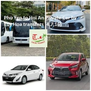 Phu Yen to Hoi An Private Car by Tuy Hoa transfers (4,7,16) Phu Yen To Hoi An Private Car By Tuy Hoa Transfers (4,7,16)