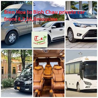 Bien Hoa To Binh Chau Private Car From 4,7,16,limousine