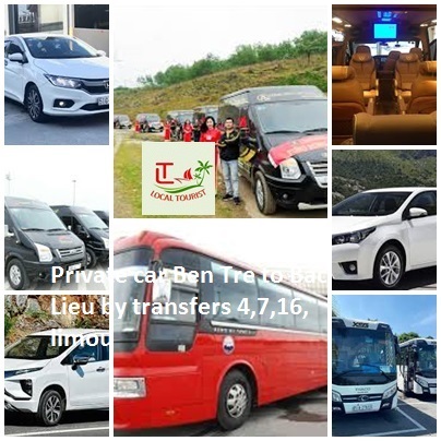 Private Car Ben Tre To Bac Lieu By Transfers 4,7,16, Limou