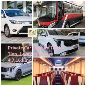Private Car Long An To Ha Tien, 1 Way Or 2 Ways 4,7,16,limo