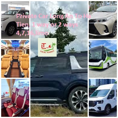 Private Car Long An To Ha Tien, 1 Way Or 2 Ways 4,7,16,limo