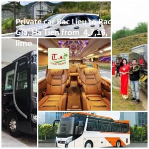Private Car Bac Lieu To Rach Gia, Ha Tien From 4,7,16, Limo