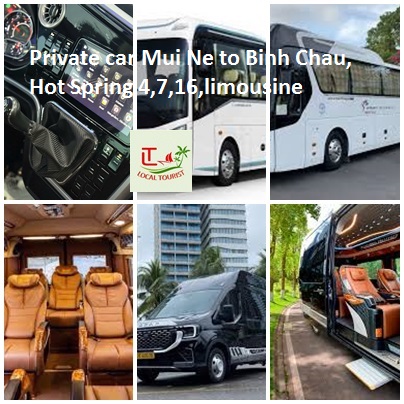 Private car Mui Ne to Binh Chau, Hot Spring 4,7,16,limousine Private Car Mui Ne To Binh Chau, Hot Spring 4,7,16,limousine