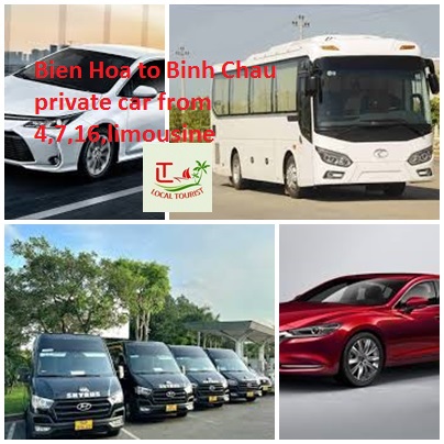Bien Hoa To Binh Chau Private Car From 4,7,16,limousine
