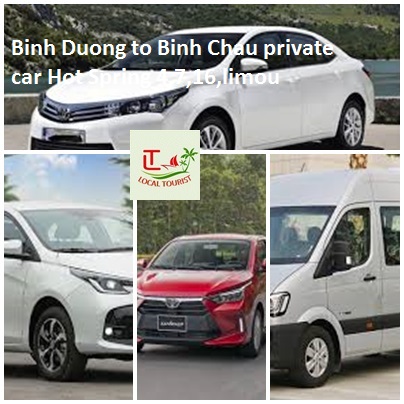 Binh Duong To Binh Chau Private Car Hot Spring 4,7,16,limou