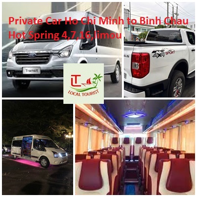 Private Car Ho Chi Minh To Binh Chau Hot Spring 4,7,16,limou