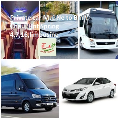 Private car Mui Ne to Binh Chau, Hot Spring 4,7,16,limousine Private Car Mui Ne To Binh Chau, Hot Spring 4,7,16,limousine