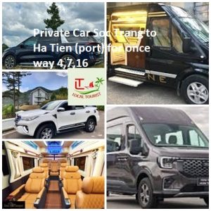 Private Car Soc Trang To Ha Tien (port) For Once Way 4,7,16