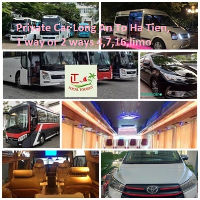 Private Car Long An To Ha Tien, 1 Way Or 2 Ways 4,7,16,limo