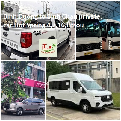 Binh Duong To Binh Chau Private Car Hot Spring 4,7,16,limou