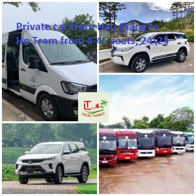 Private car from Hau Giang to Ho Tram from 4-45 seats, 2424 Private Car From Hau Giang To Ho Tram From 4 45 Seats, 2424