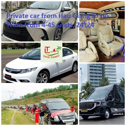 Private car from Hau Giang to Ho Tram from 4-45 seats, 2424 Private Car From Hau Giang To Ho Tram From 4 45 Seats, 2424