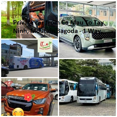 Private Car From Ca Mau To Tay Ninh, Moutain Bagoda 1 Way