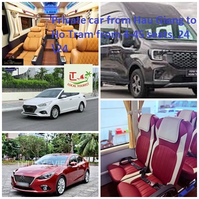 Private car from Hau Giang to Ho Tram from 4-45 seats, 2424 Private Car From Hau Giang To Ho Tram From 4 45 Seats, 2424