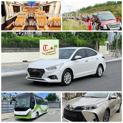 Private Car From Soc Trang To Ca Mau By Mekong Delta 4,7,16