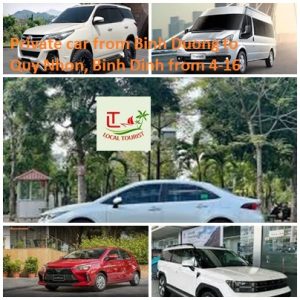 Private Car From Binh Duong To Quy Nhon, Binh Dinh From 4 16