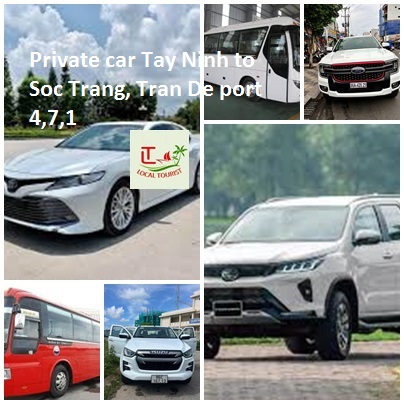 Private Car Tay Ninh To Soc Trang, Tran De Port 4,7,16