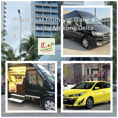 Private Car From Soc Trang To Ca Mau By Mekong Delta 4,7,16