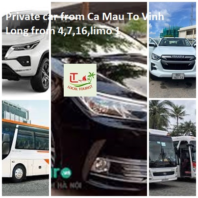 Private Car From Ca Mau To Vinh Long From 4,7,16,limo 1 Way
