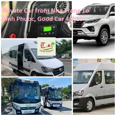 Private Car From Nha Trang To Binh Phuoc, Good Car 4,7,16