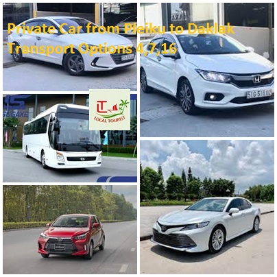 Private Car From Pleiku To Daklak Transport Options 4,7,16