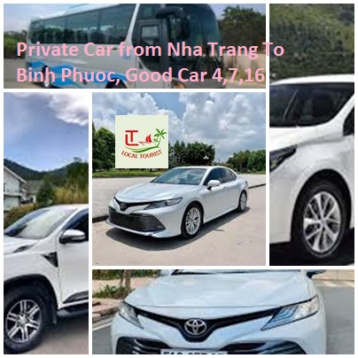 Private Car From Nha Trang To Binh Phuoc, Good Car 4,7,16