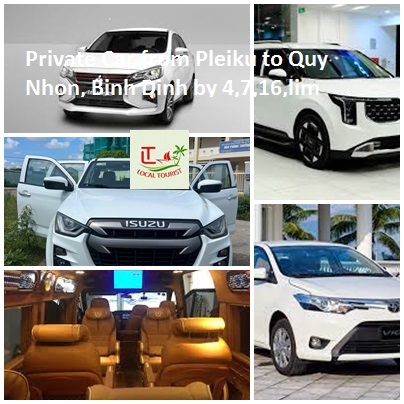 Private Car From Pleiku To Quy Nhon, Binh Dinh By 4,7,16,lim