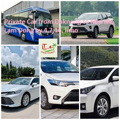 Private Car From Daknong To Mui Ne, Lam Dong By 4,7,16, Limo