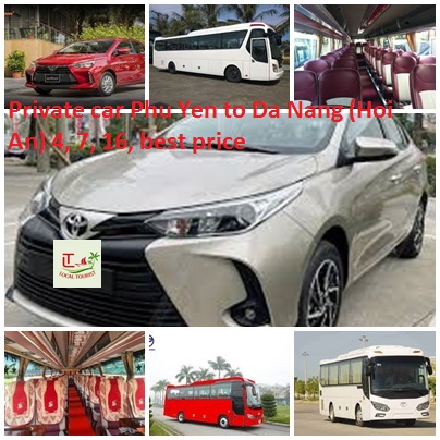 Private Car Phu Yen To Da Nang (hoi An) 4, 7, 16, Best Price
