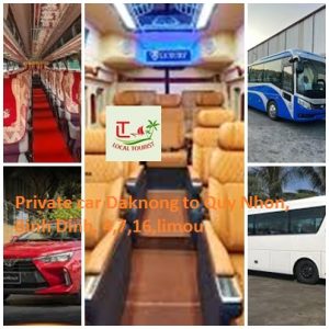 Private Car Daknong To Quy Nhon, Binh Dinh, 4,7,16,limou