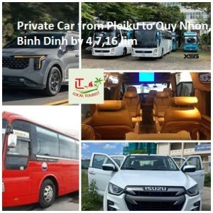 Private Car From Pleiku To Quy Nhon, Binh Dinh By 4,7,16,lim