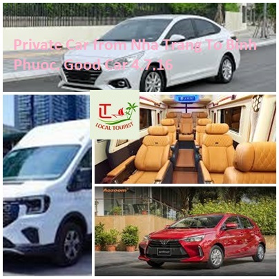 Private Car From Nha Trang To Binh Phuoc, Good Car 4,7,16