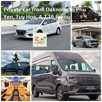 Private Car From Daknong To Phu Yen, Tuy Hoa, 4,7,16,limou
