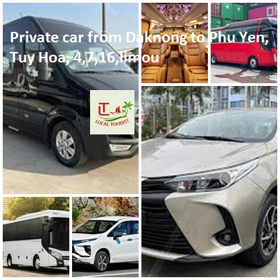 Private Car From Daknong To Phu Yen, Tuy Hoa, 4,7,16,limou