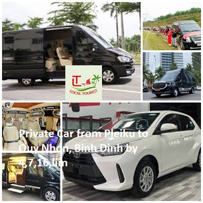 Private Car From Pleiku To Quy Nhon, Binh Dinh By 4,7,16,lim