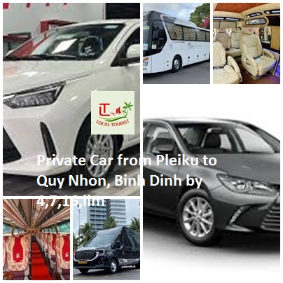 Private Car From Pleiku To Quy Nhon, Binh Dinh By 4,7,16,lim