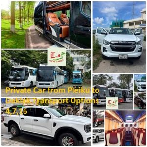 Private Car From Pleiku To Daklak Transport Options 4,7,16