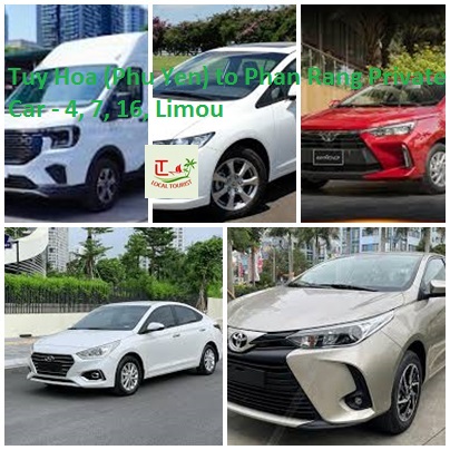 Tuy Hoa (phu Yen) To Phan Rang Private Car 4, 7, 16, Limou