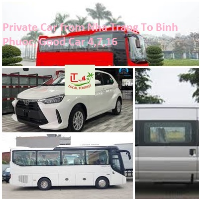 Private Car From Nha Trang To Binh Phuoc, Good Car 4,7,16